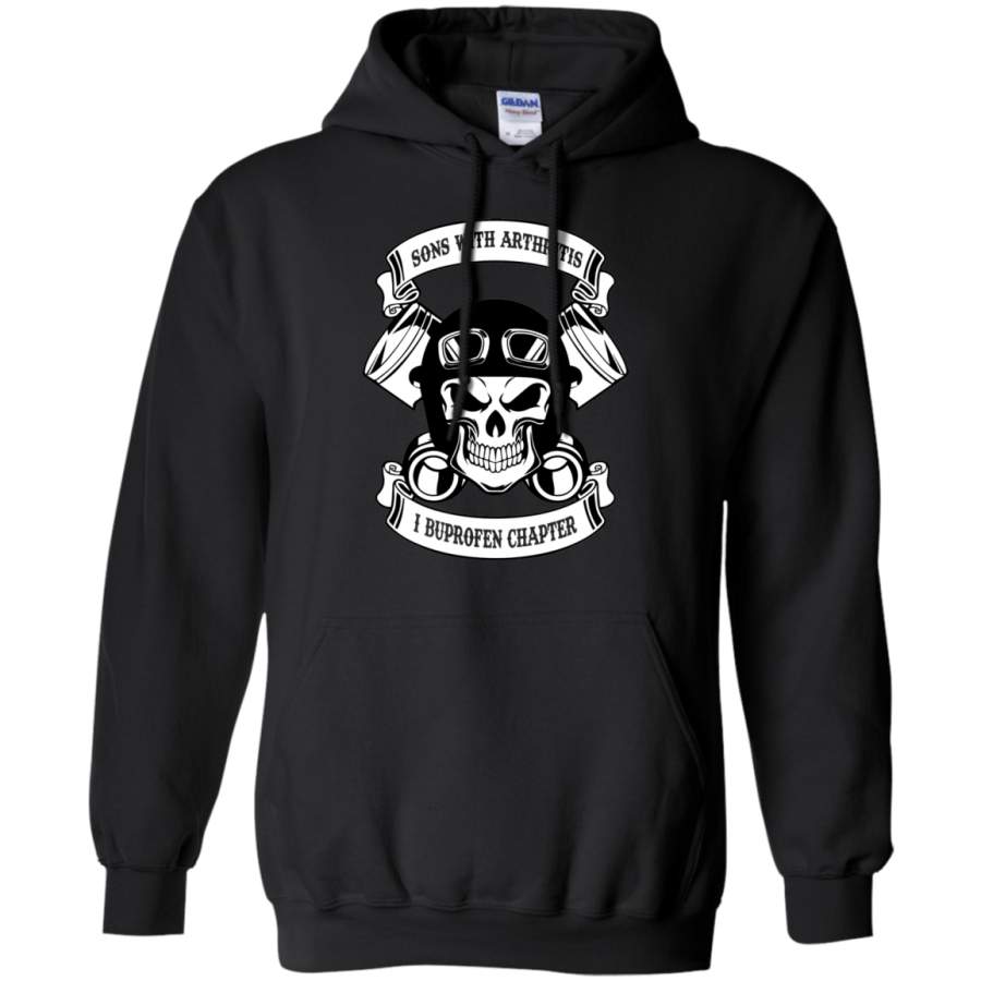 AGR Sons with arthritis i buprofen chapter skull Hoodie