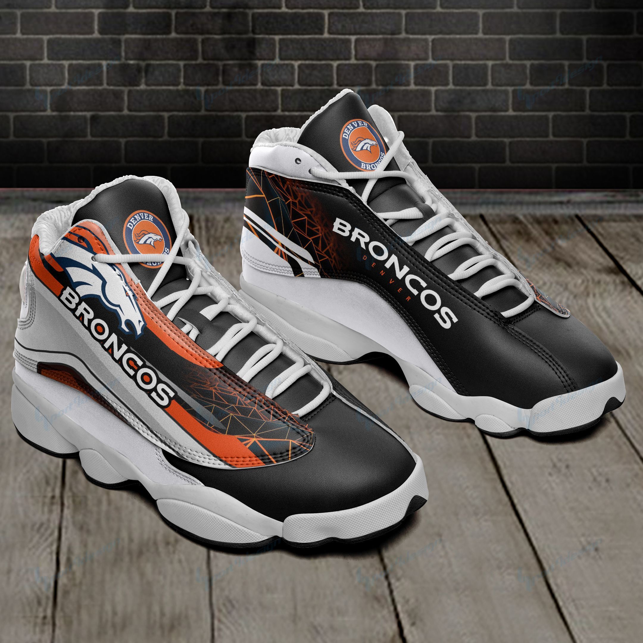 Denver Broncos Air JD13 Sneakers 581