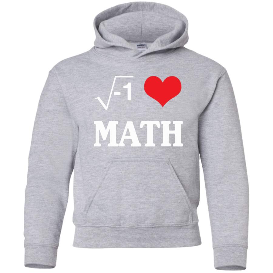 AGR I love Math Youth Pullover Hoodie