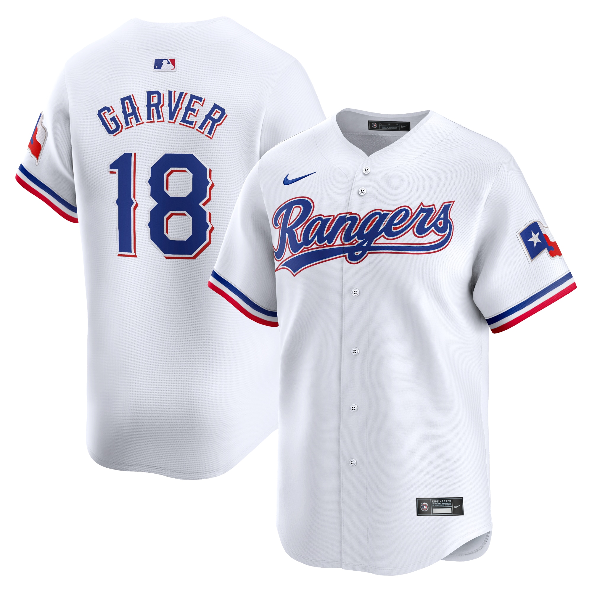 Mitch Garver Texas Rangers Home Limited Player Jersey – White