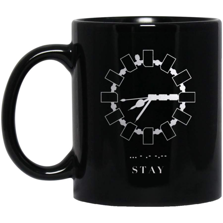 Interstellar Stay Design Mug 11 oz 15 oz Black Mug