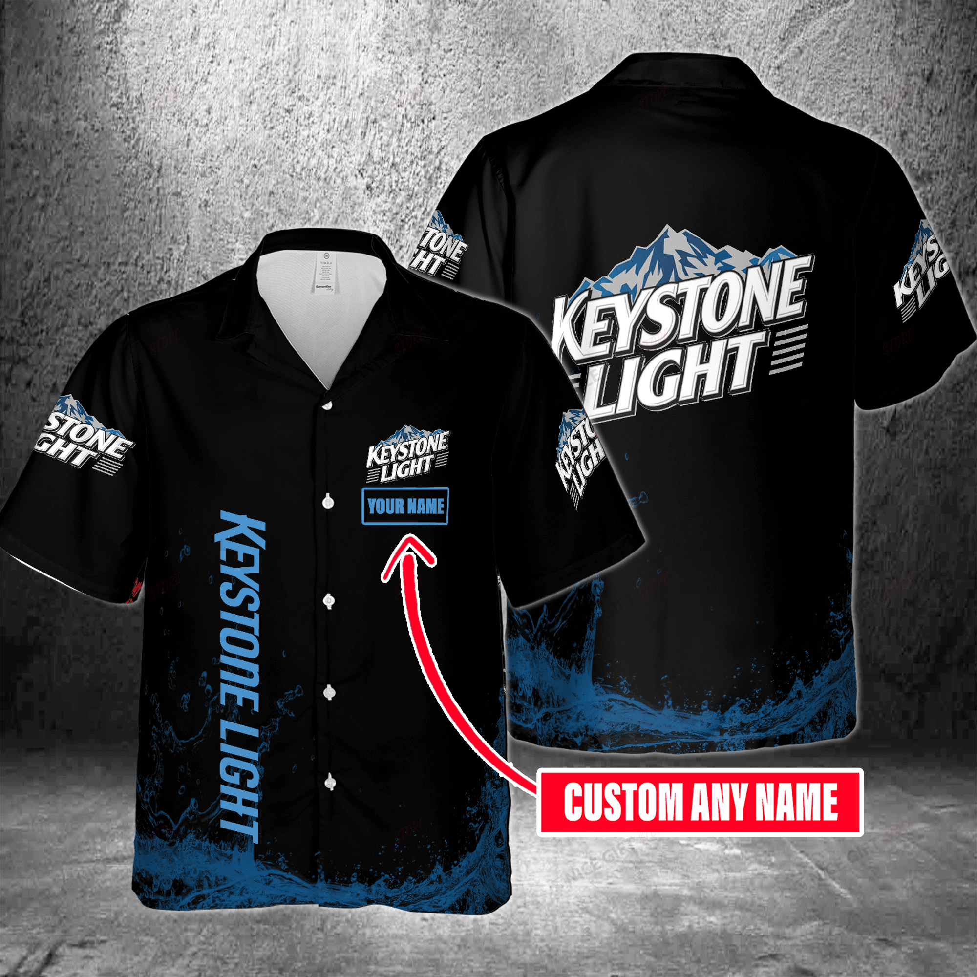 Keystone Light Custom Name Hawaiian Shirt 3Hs-M1T3