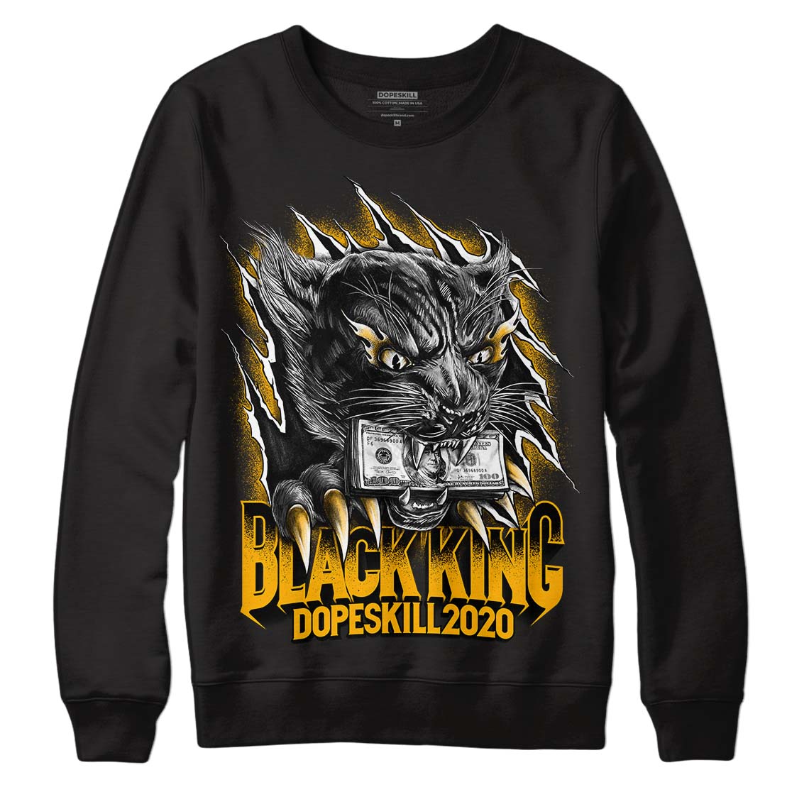 Goldenrod Dunk Dopeskill Sweatshirt Black King Graphic