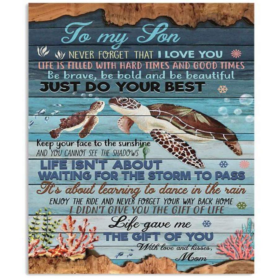 MOM TO MY SON-THE GIFT OF YOU Vertical Poster