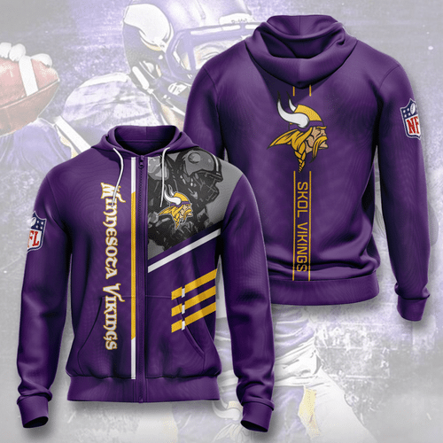 Sports Team Minnesota Vikings No1139 Hoodie 3D