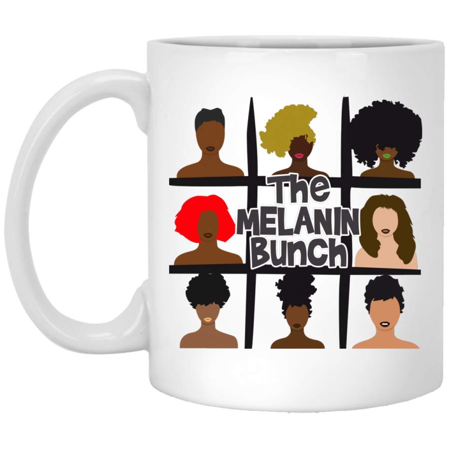 African American Coffee Mug The Melanin Bunch History Month Mug for African Pride 11oz – 15oz White Mug