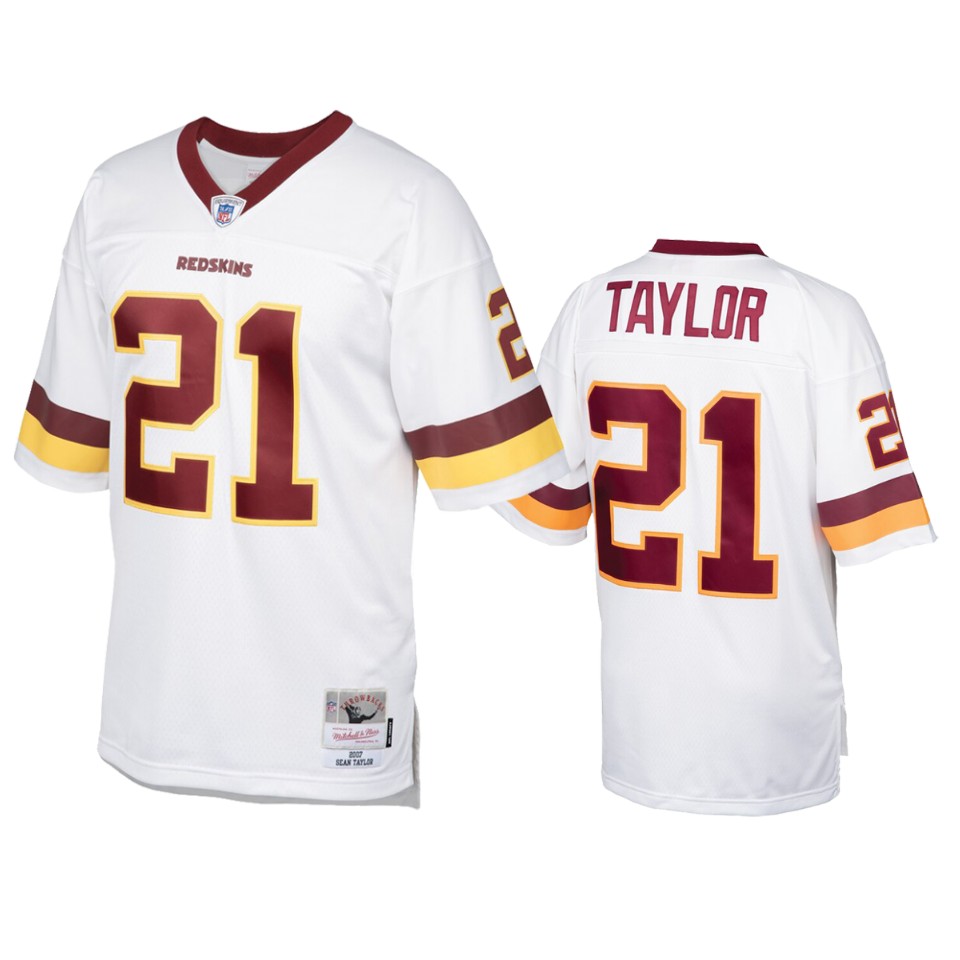 Washington Redskins Sean Taylor White Legacy Replica Jersey