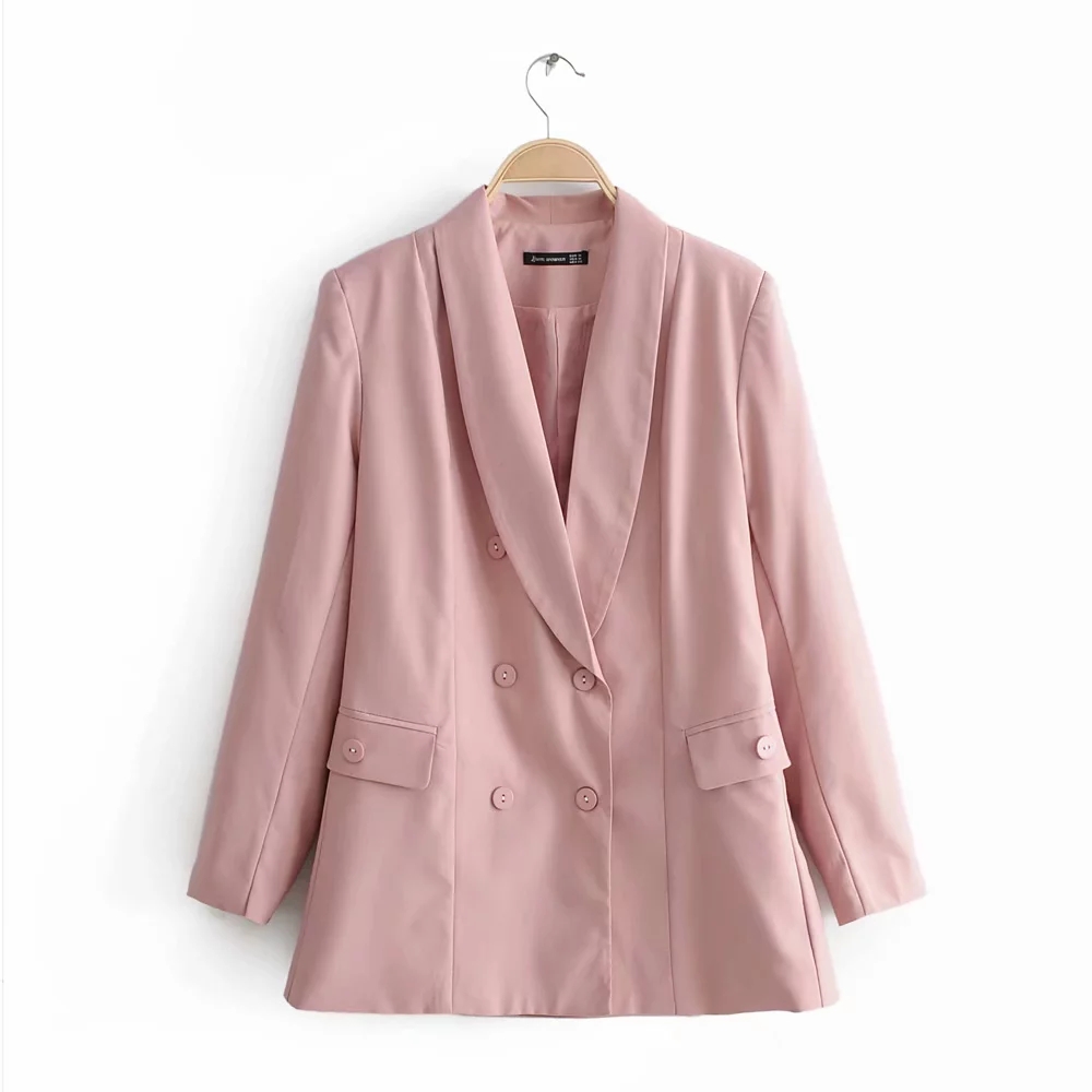 Autumn pink blazer two piece skirt set 2019 korean fashion women skirt set casual office blazer+skirt women two piece outfits alx