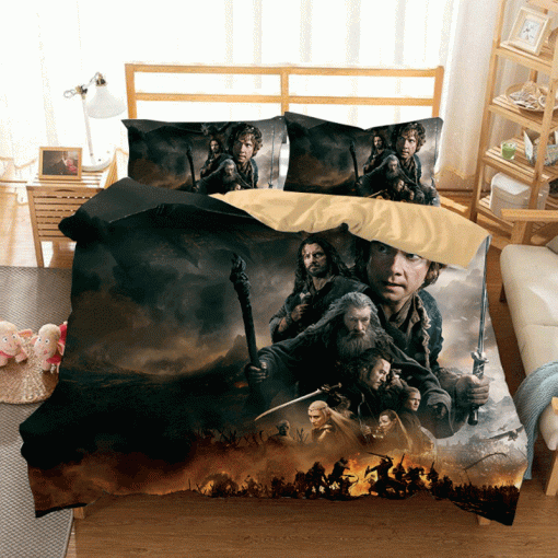 The Lord Of The Rings 2 Duvet Cover Pillowcase Home Decor 3D Bedding Set 4346