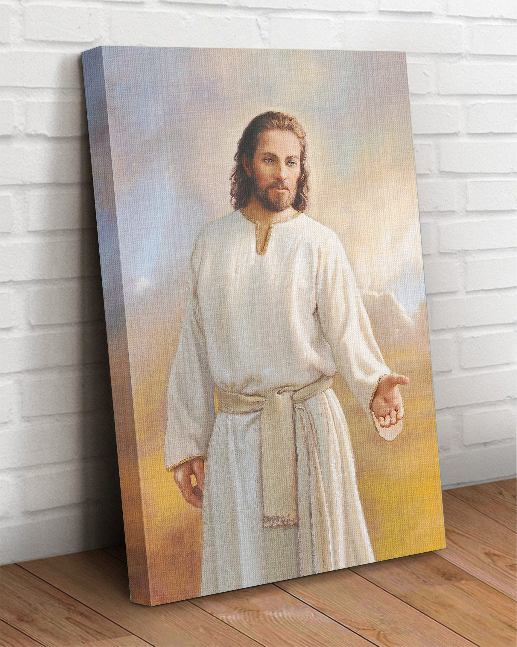 Jesus Canvas, | God Gives Hand Jesus Canvas, | God Canvas | Wall Dcor | Birthday, Thanksgiving, Christmas Gift