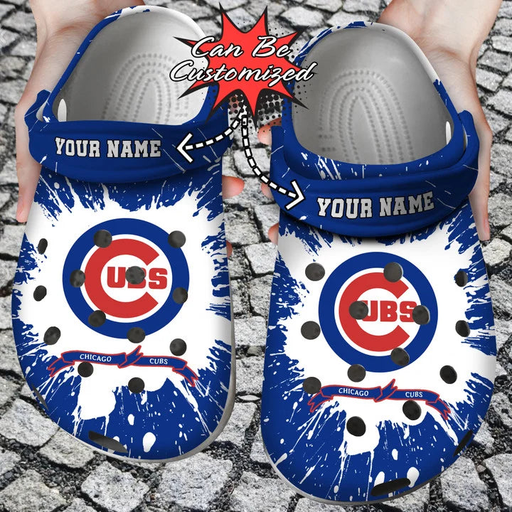 Baseball Crocss – Personalized C.Cubs Team Clog Shoes