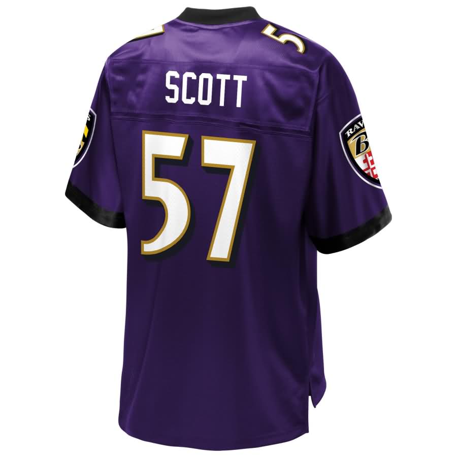 Bart Scott Baltimore Ravens NFL Pro Line Retired Player Jersey – Purple