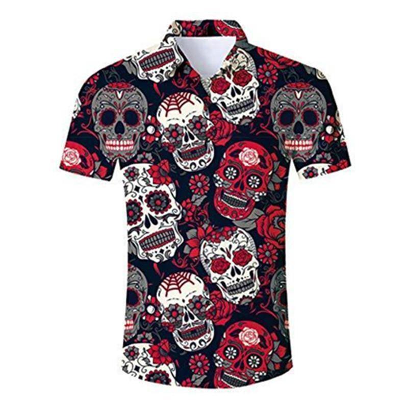 Hawaii Shirt Halloween Skeleton Ha64917