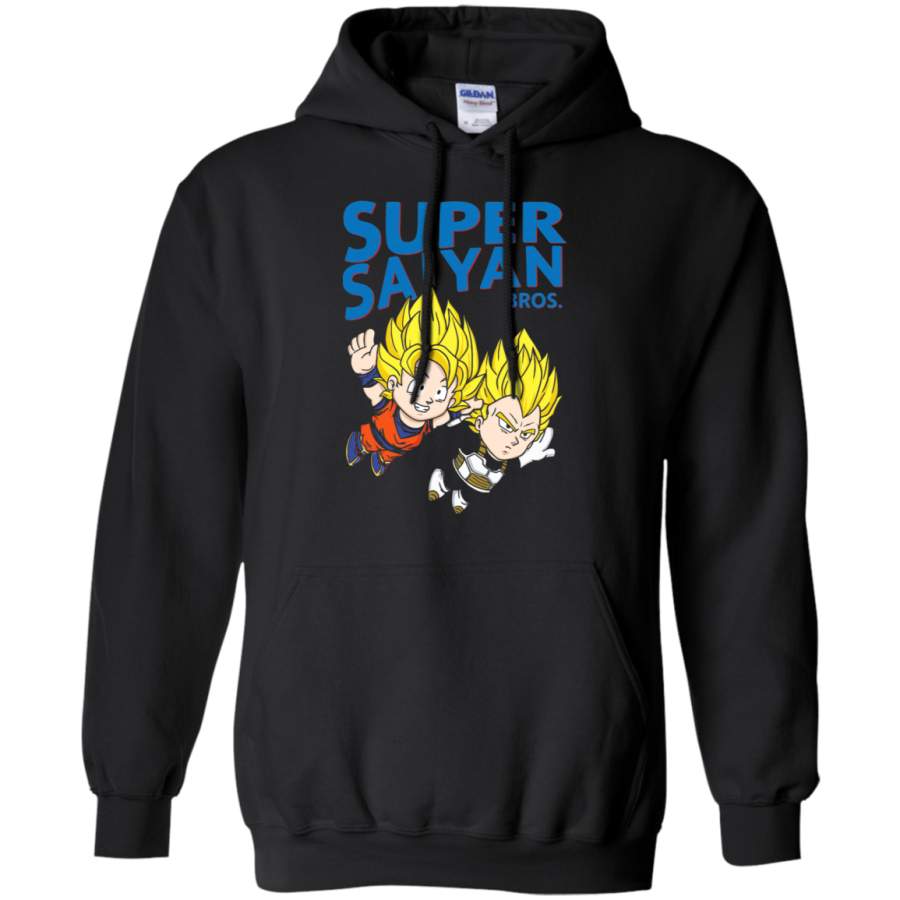 AGR Super Saiyan Bros. Super Mario Bros. And Dragon Ball Mashup Hoodie