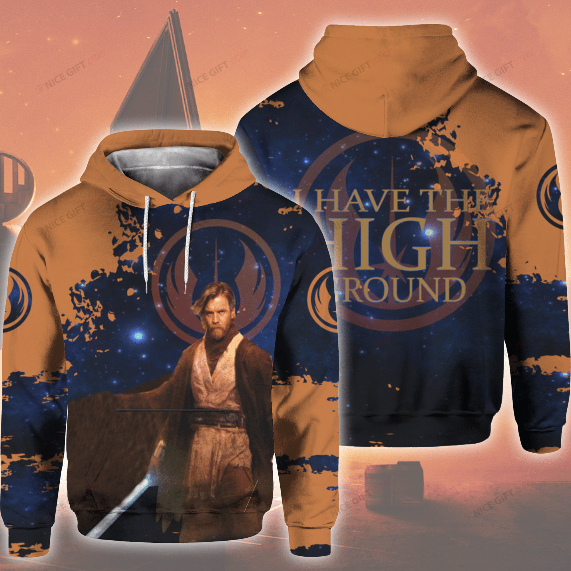 I Have The High Ground Hoodie 3D 3Ho-B8P7