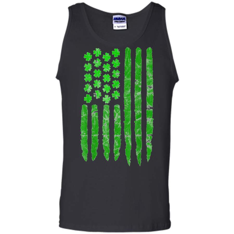 IRISH AMERICAN BIG FLAG TEE – St Patricks Day Vintage  Tank Top