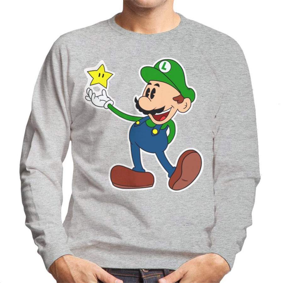 Super Mario Luigi My Star Men’s Sweatshirt