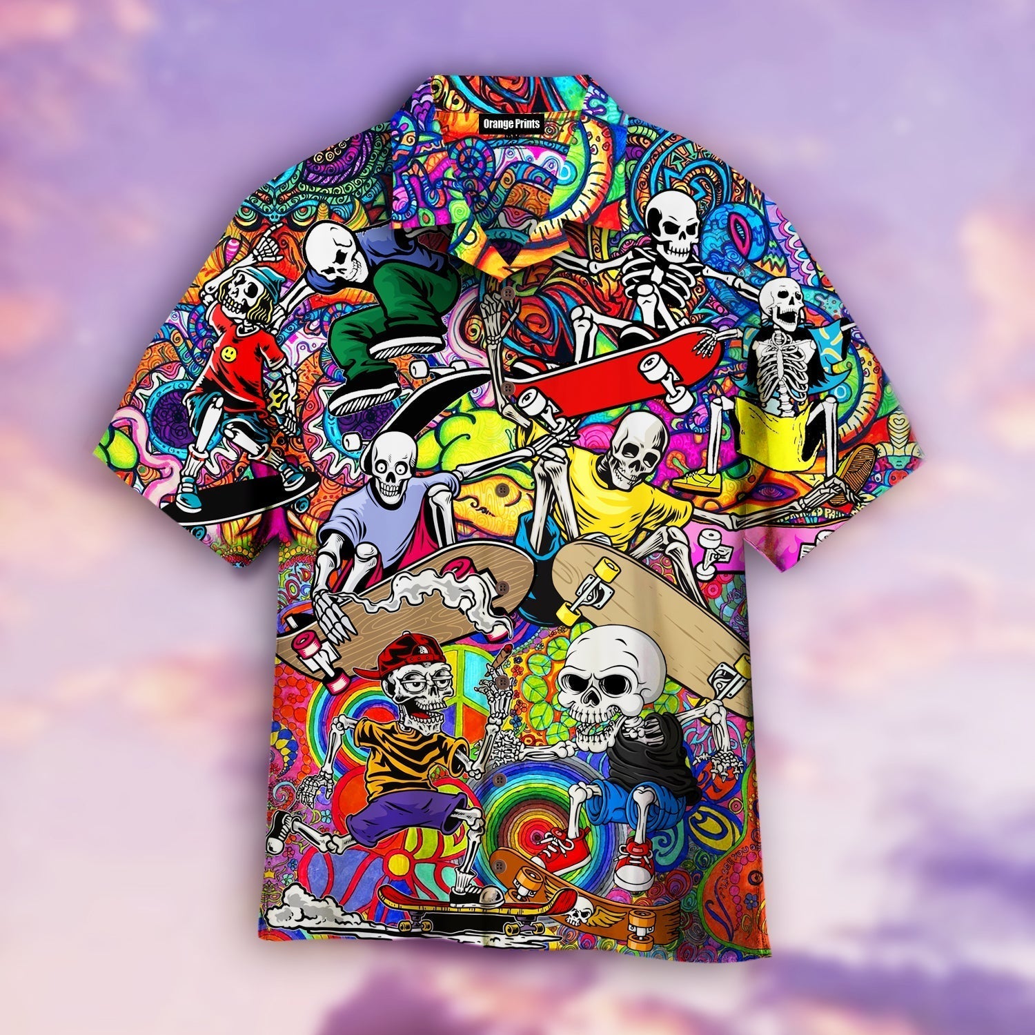 Skull Loves Skate Everyday Aloha Hawaii Shirts For Men And Women Ha17292