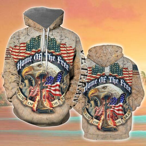 Bald Eagle Veteran Day 3D All Over Print Shirts For Men & Women, Happy Veteran Memorial 3D Shirts, Veteran Day