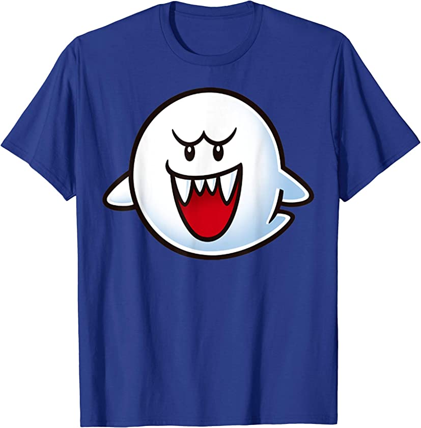 Super Mario Boo Face Graphic T-Shirt T-Shirt