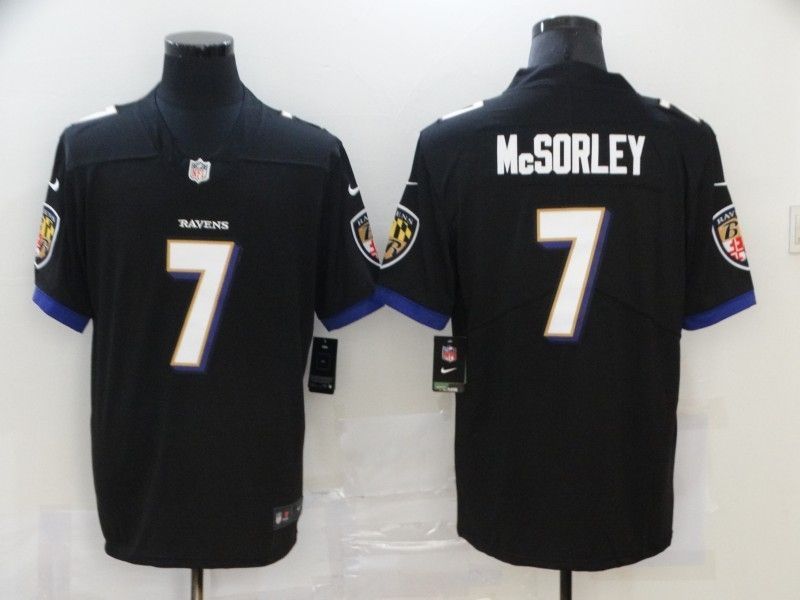 Baltimore Ravens Trace Mcsorley #7 2020 NFL Black Jersey Jersey