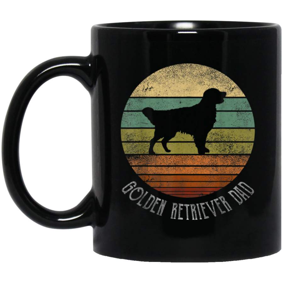 Vintage Golden Retriever Dad Ever Daddy Gifts Dog Dad Father Mug