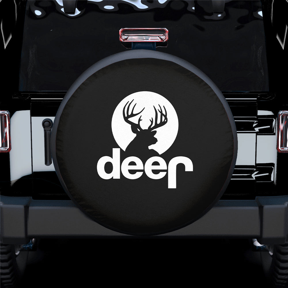 Deer Jeep Funny Spare Tire Covers Gift For Campers