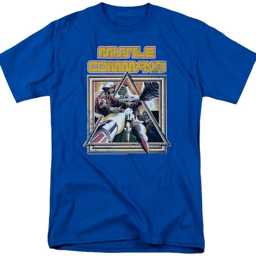 Missile Command Box Art T-Shirt - Love Art USA