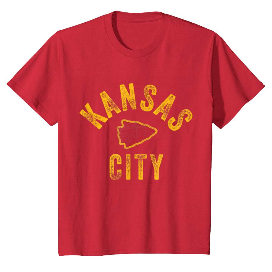 KC Kansas City Tribal Arrowhead Youth T-Shirt