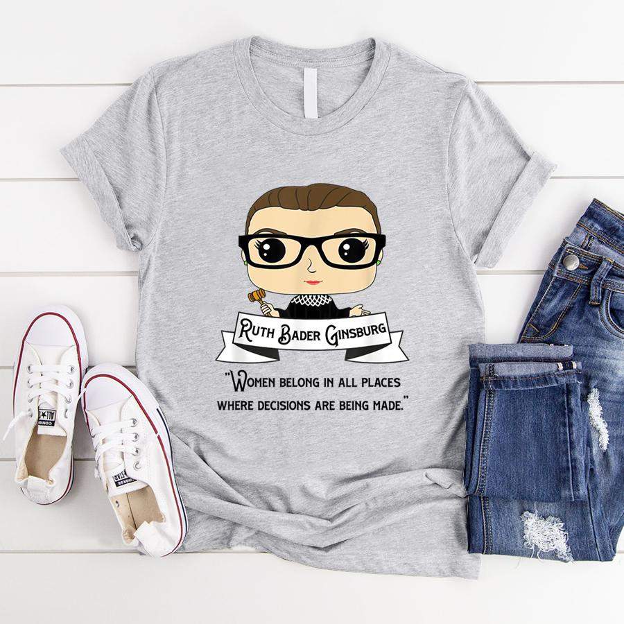 Cute RBG Ruth Bader Ginsburg Be Independent Feminist  T-Shirt