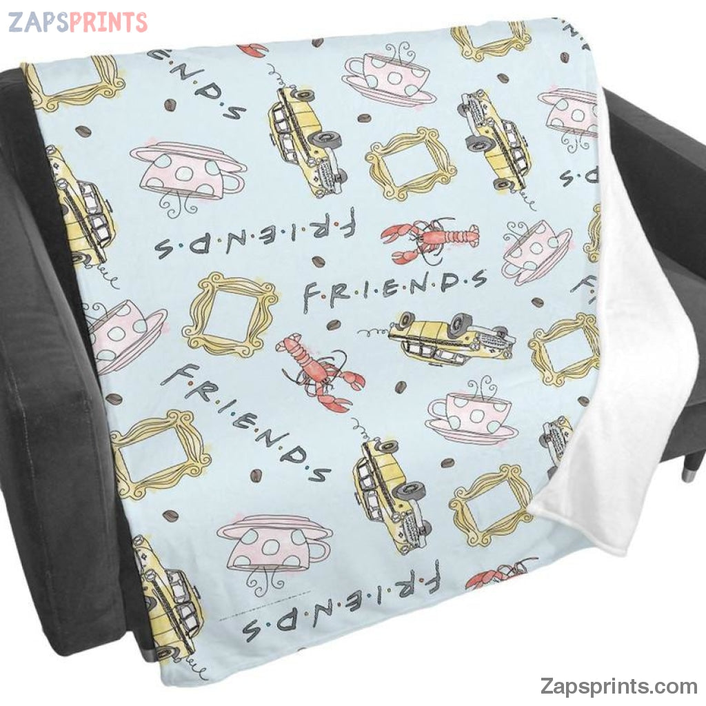 Friends You Re My Lobster Pattern Movie The Television Series Blanket