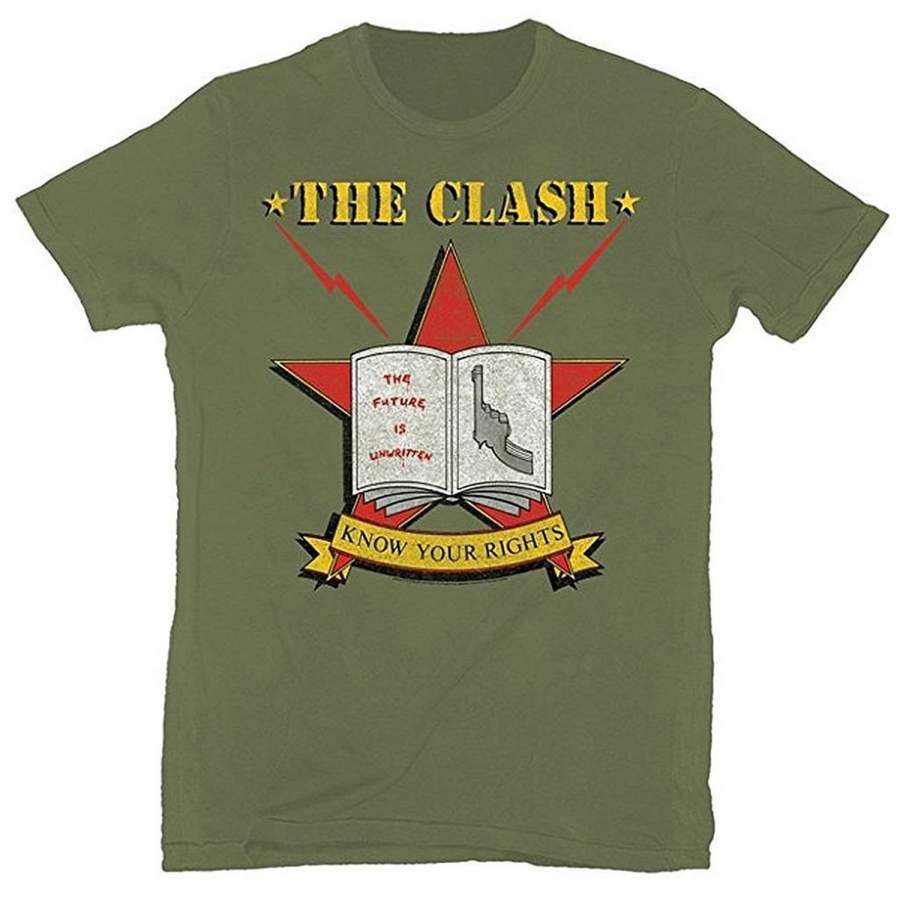 The Clash Know Your Rights 1982 Tour Soft T-Shirt