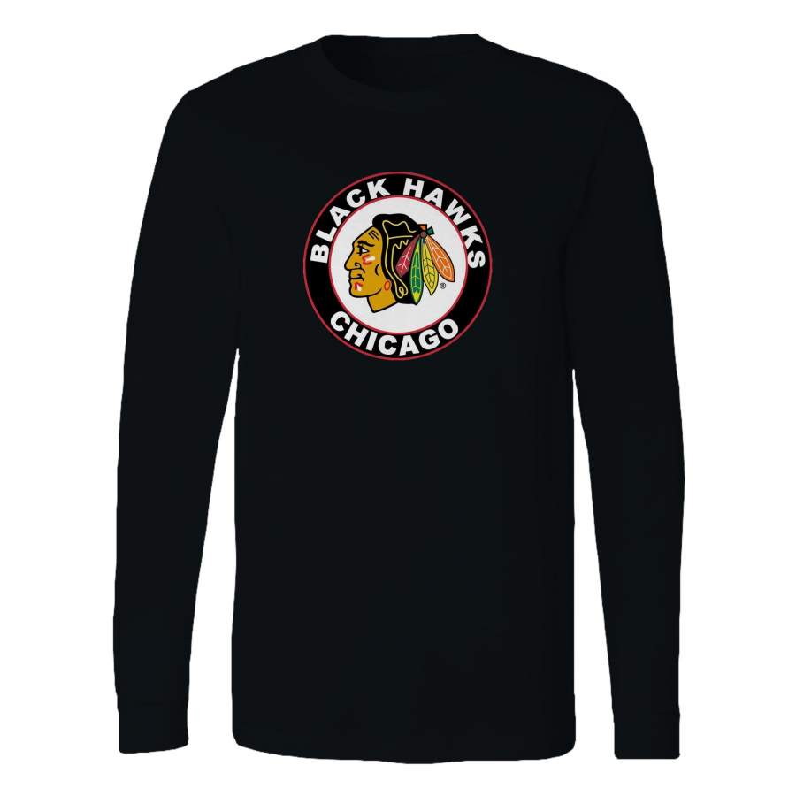 Chicago Blackhawks Club Logo Long Sleeve T-Shirt