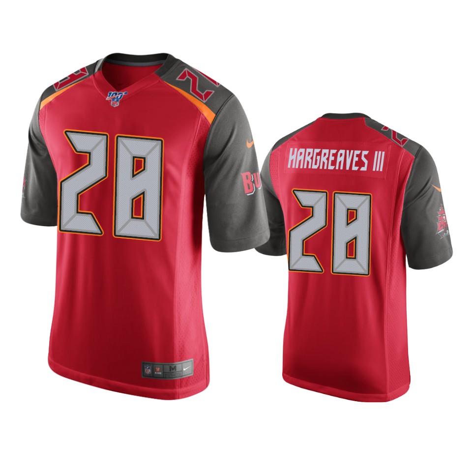 Tampa Bay Buccaneers Vernon Hargreaves Iii Red 100th Season Game Jersey