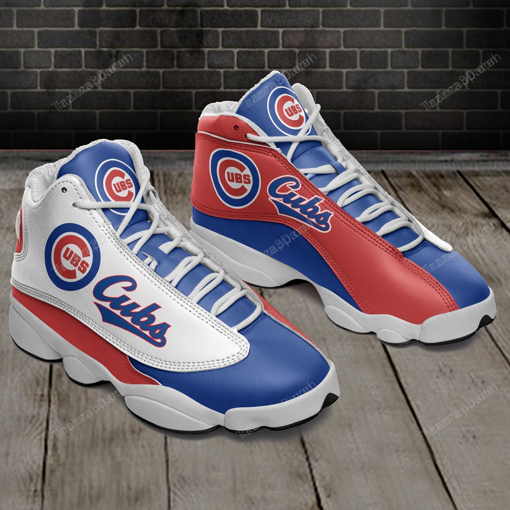 Chicago Cubs Air Jd13 Sneakers 049