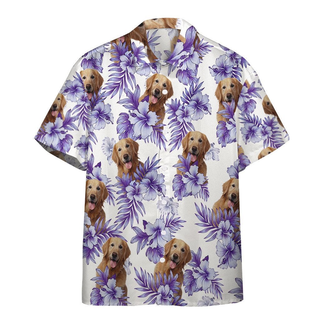 Hawaii Hibiscus Golden Retriever Hawaii Shirt For Men Women Adult Ha53312