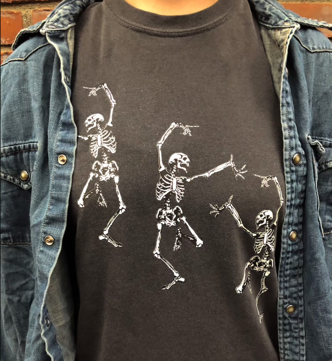 Skeleton Dancing Halloween Tee Shirt, Halloween Shirt, Halloween Gift, Skeleton Dancing Halloween Tee