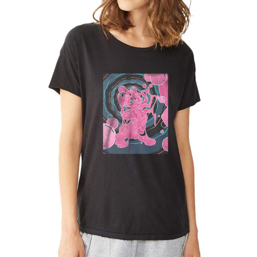 Pink Elephant Funny Women’S T Shirt