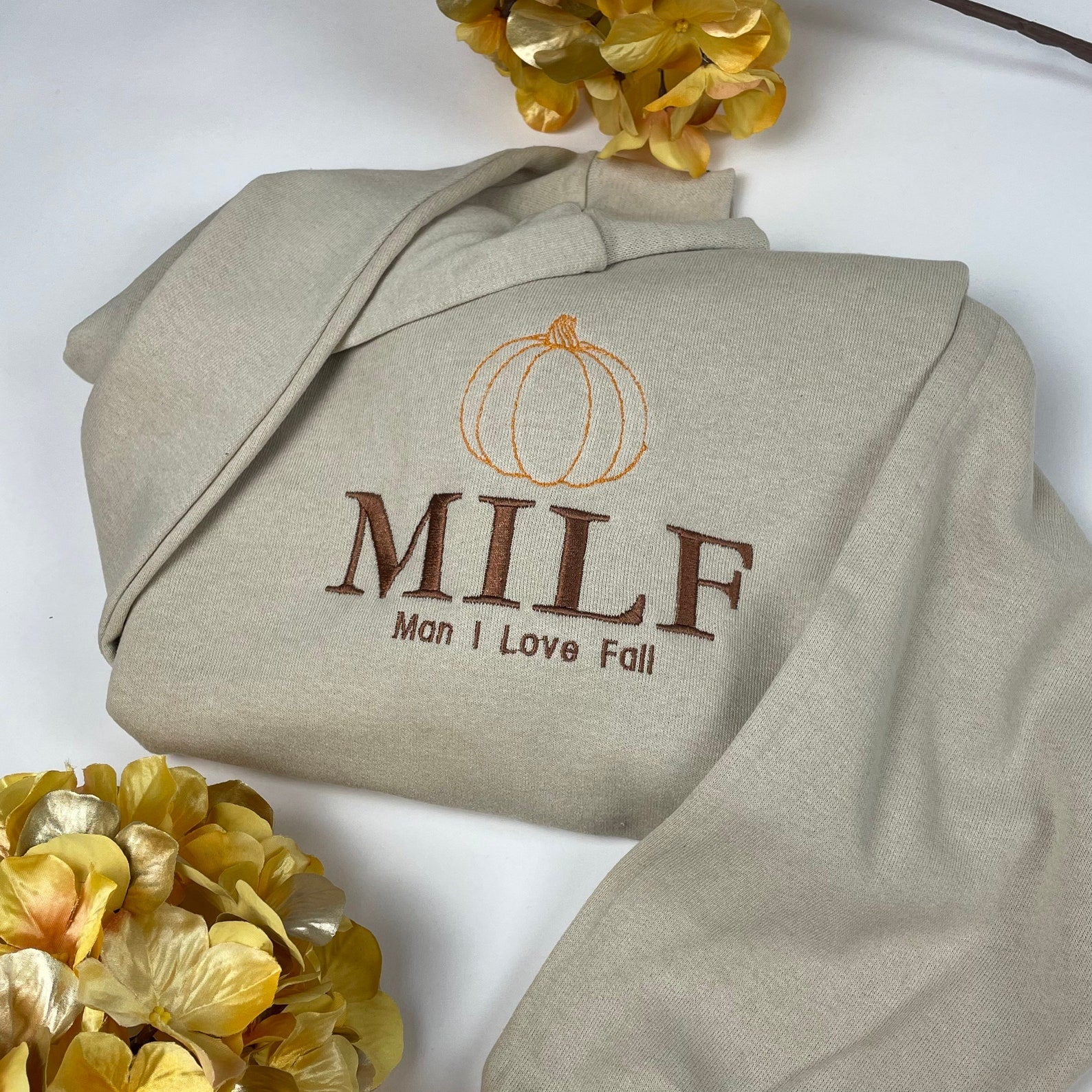 Milf Embroidered Sweatshirt 2D Crewneck Sweatshirt All Over Print Sweatshirt For Women Sweatshirt For Men Sws2535