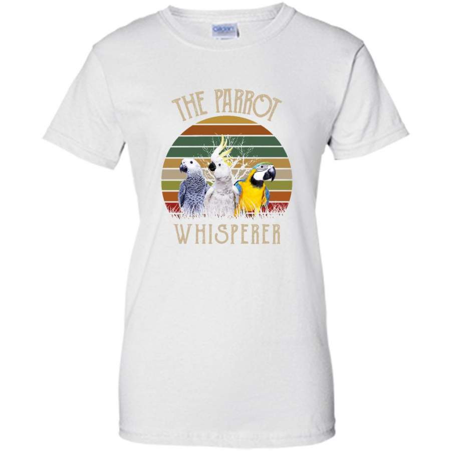 The Parrot Whisperer Classic Vintage Retro Design – Gildan Women Shirt