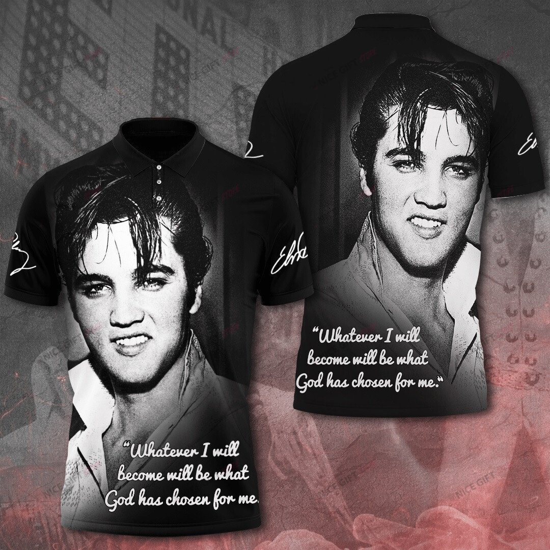 Elvis Presley Polo Shirt 3D 3Ps-S0X5