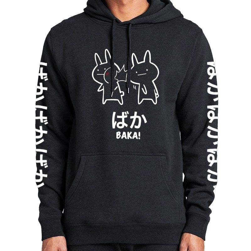 Baka Rabbit Slap Japanese Anime Funny Hoodies