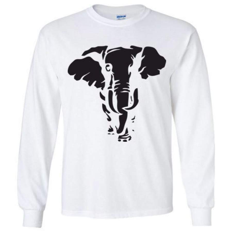 Elephant v2 , Gildan Long Sleeve T-Shirt