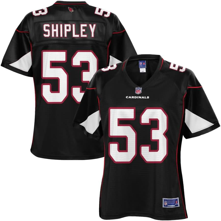 Womens Arizona Cardinals A.q. Shipley NFL Pro Line Black Alternate Jersey