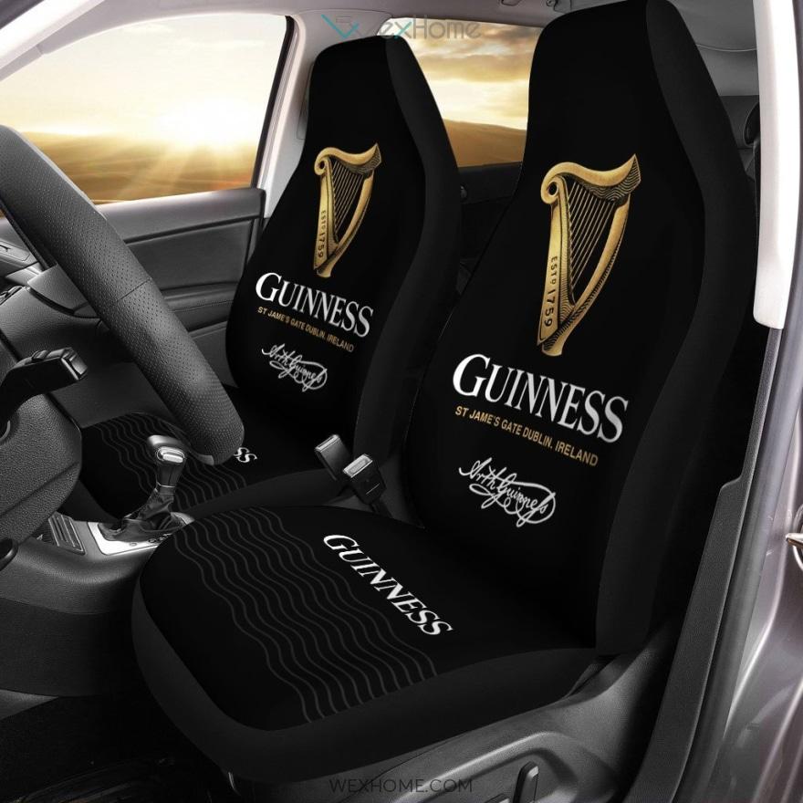 Love Guinness Beer Car Seat Covers