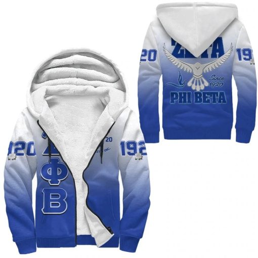 Zeta Phi Beta Gradient Sherpa Hoodies