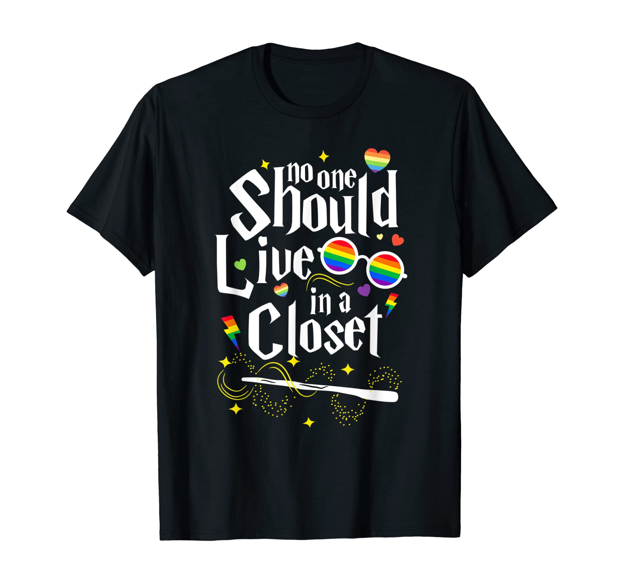 No One Should Live In A Closet Lgbt Gay Pride T-Shirt