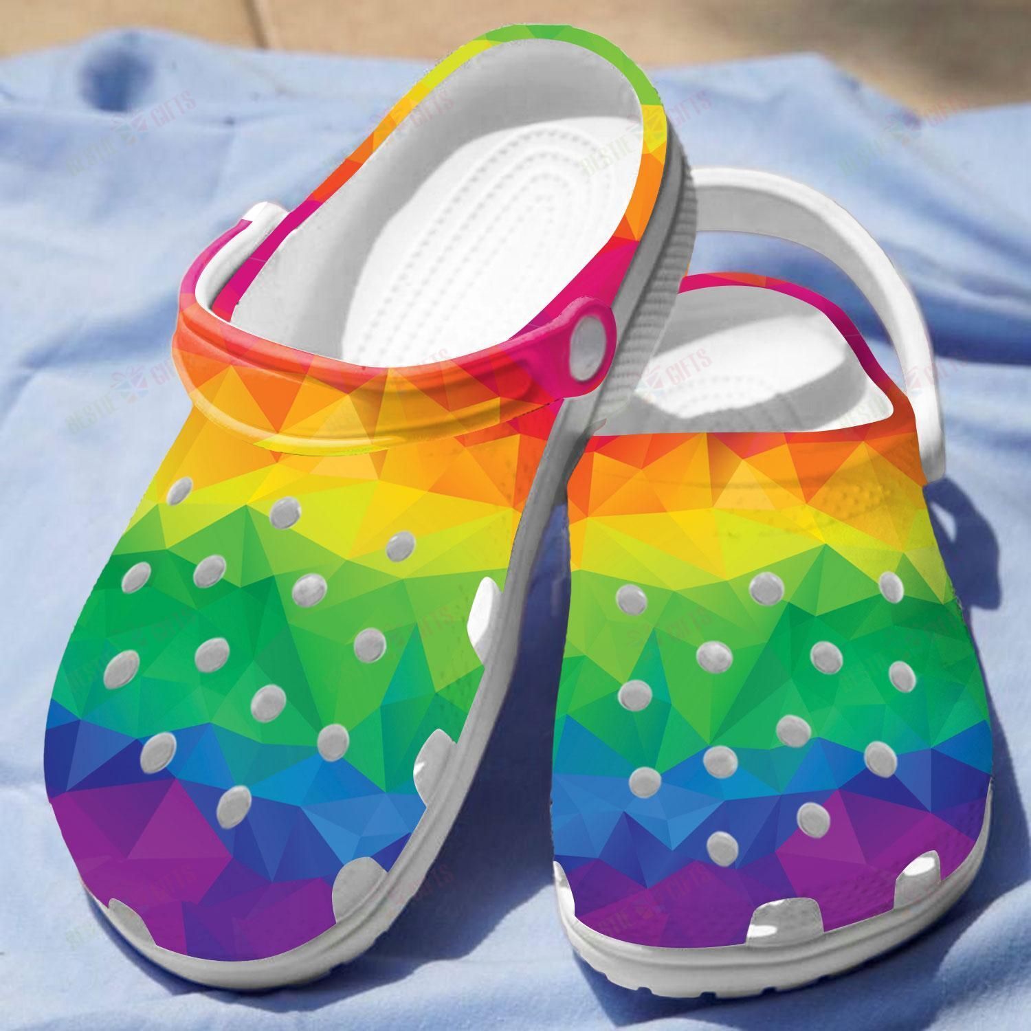Lgbt Art Crocs Classic Clogs Shoes