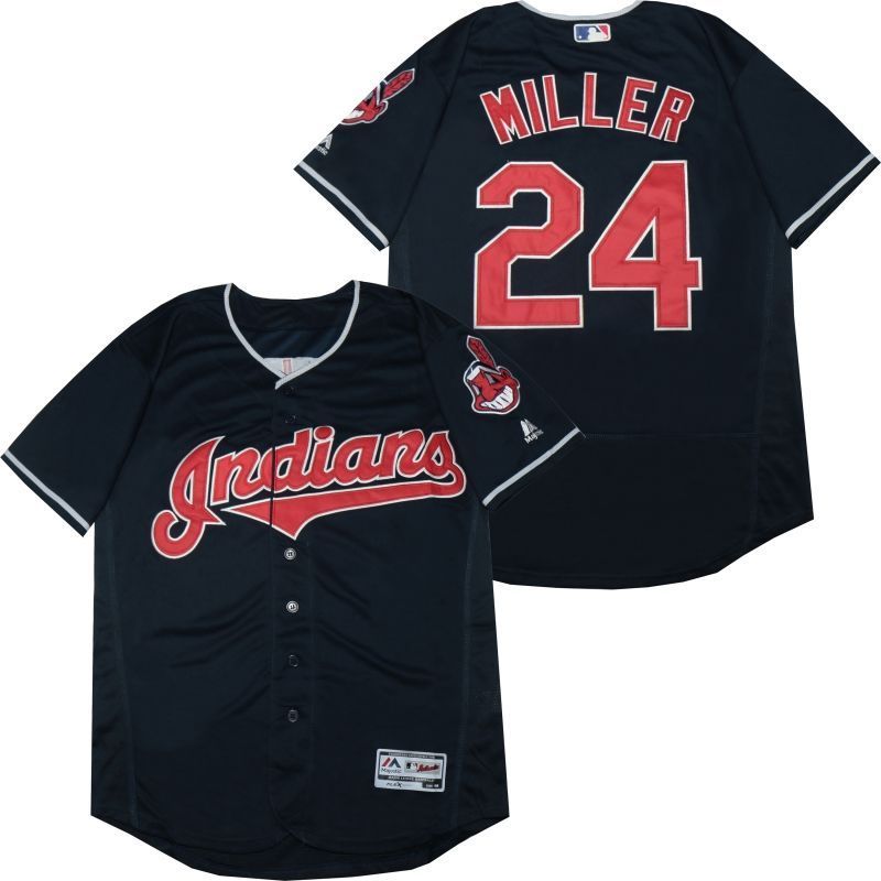 Andrew Miller #24 2020 MLB Black Jersey