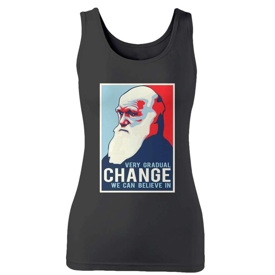 Charles Darwin Atheist Woman’s Tank Top